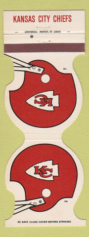Matchbook Cover - Kansas City Chiefs Football 1983 MO Burt Frederick Himes Estee