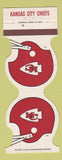 Matchbook Cover - Kansas City Chiefs Football 1983 CTKC Credit Union KS