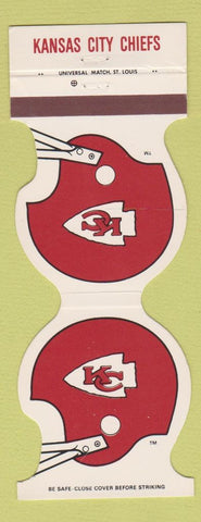 Matchbook Cover - Kansas City Chiefs Football 1983 CTKC Credit Union KS