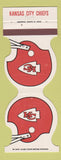Matchbook Cover - Kansas City Chiefs Football 1981 Goodland KS Bank