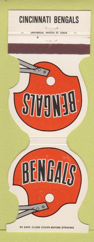 Matchbook Cover - Cincinnati Bengals Football 1979