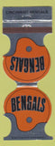 Matchbook Cover - Cincinnati Bengals Football 1978 Hunter Savings