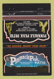 Matchbook Cover - Pinnacle Peak Patio Brookfield WI Scottsdale AZ 40 Strike