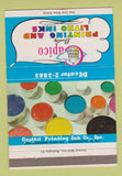 Matchbook Cover - Capico Printing Inks Washington DC 40 Strike