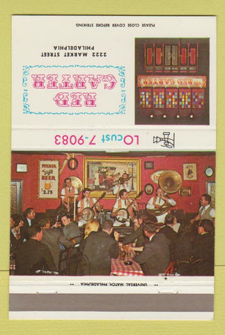 Matchbook Cover - Red Garter Philadelphia PA 40 Strike