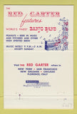 Matchbook Cover - Red Garter Philadelphia PA 40 Strike