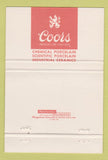 Matchbook Cover - Coors Beer Courtesy Room Golden Colorado 40 Strike