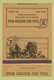 Matchbook Cover - Trail Boss Western Clothes Eufaula TX 40 Strike