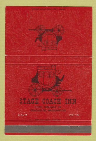 Matchbook Cover - Stage Coach Inn Vancouver WA 40 Strike