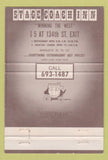 Matchbook Cover - Stage Coach Inn Vancouver WA 40 Strike
