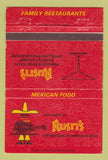 Matchbook Cover Rusty's Mexican Food Los Angeles El Monte Glendale CA 40 Strike