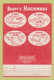 Matchbook Cover Rusty's Mexican Food Los Angeles El Monte Glendale CA 40 Strike