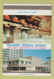Matchbook Cover - Wilshire Federal Savings Los Angeles CA 40 Strike