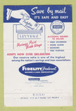 Matchbook Cover - Fidelity Federal Savings Glendale CA 40 Strike