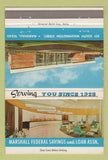 Matchbook Cover - Marshall Federal Savings Marshall TX 40 Strike