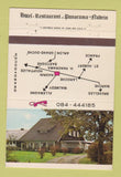 Matchbook Cover - Hotel Restaurant Panorama Nadrin Belgium 40 Strike