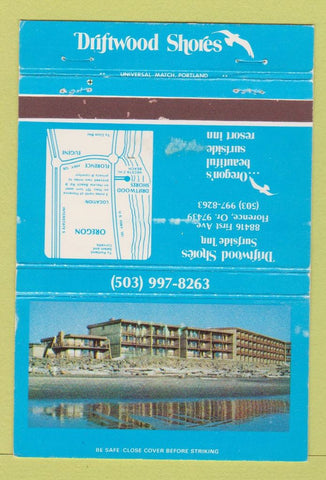 Matchbook Cover - Driftwood Shores Florence OR WEAR 40 Strike