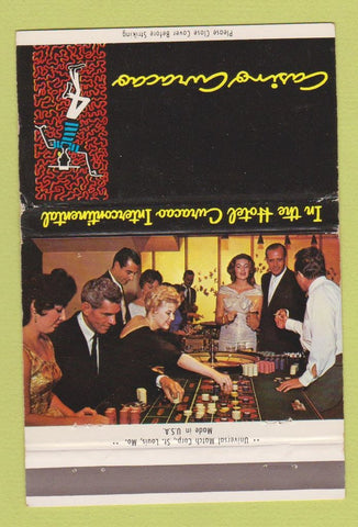 Matchbook Cover - Casino Curacao Netherlands Antilles 40 Strike