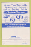 Matchbook Cover - Casino Curacao Netherlands Antilles 40 Strike