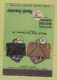 Matchbook Cover - Mutual Briefcase luggage Newark NJ SAMPLE 40 Strike