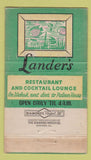 Matchbook Cover - Lander's Chicago IL WEAR 36 Strike