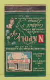 Matchbook Cover - Napoli Cafe San Jose CA WEAR 36 Strike