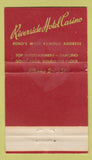 Matchbook Cover - Riverside Casino Reno NV WORN 36 Strike