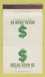 Matchbook Cover - Local Loans 36 Strike