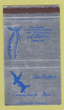 Matchbook Cover - Butlers Canvasback Inn Perryville MD SAMPLE WEAR 36 Strike