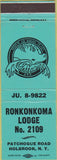 Matchbook Cover - Matchbook Cover Moose Lodge Holbrook NY