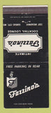 Matchbook Cover - Fazzino's Cocktail Lounge Kansas City MO MISCUT 30 Strike