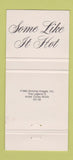 Matchbook Cover - Marilyn Monroe girlie 30 Strike