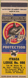 Matchbook Cover - Matchbook Cover Moose Lodge Ithaca NY
