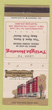 Matchbook Cover - Knickerbocker Apartments Milwaukee WI 30 Strike