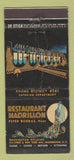 Matchbook Cover - Restaurant Madrillon Washington DC WORN 30 Stick