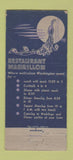 Matchbook Cover - Restaurant Madrillon Washington DC WORN 30 Stick