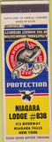 Matchbook Cover - Matchbook Cover Moose Lodge Niagara Falls NY