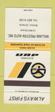Matchbook Cover - UAP Auto Parts William Preston Bolton ON 30 Strike