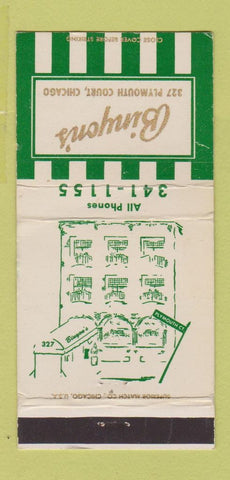 Matchbook Cover - Binyon's Chicago IL restaurant 30 Strike