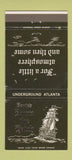 Matchbook Cover - Dante's Down the Hatch Atlanta GA WEAR 30 Strike