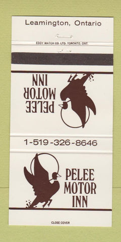 Matchbook Cover - Pelee Motor Inn Leamington ON 30 Strike