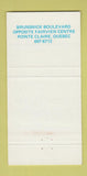 Matchbook Cover - Claireview Chrysler Pointe Claire QC Sam Etcheverry 30 Strike