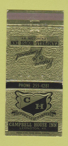 Matchbook Cover - Campbell House Inn Lexington KY 30 Strike