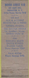 Matchbook Cover - Matchbook Cover Moose Lodge Rochester NY WORN