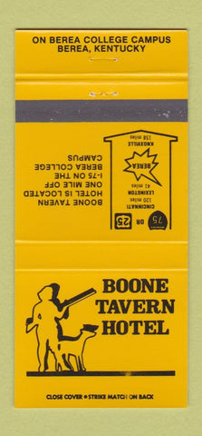 Matchbook Cover - Boone Travern Hotel Berea KY 30 Strike