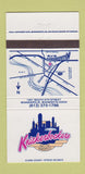 Matchbook Cover - Knickerbockers Bar Cafe Minneapolis MN 30 Strike