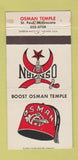 Matchbook Cover - Shriners Osman Temple St Paul MN WEAR 30 Strike