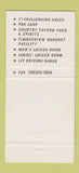 Matchbook Cover - Arrowhead Golf Club Wheaton IL 30 Strike