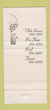 Matchbook Cover - Champaign Country Club IL 30 Strike