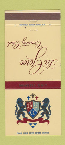 Matchbook Cover - La Gorce Country Club 30 Strike